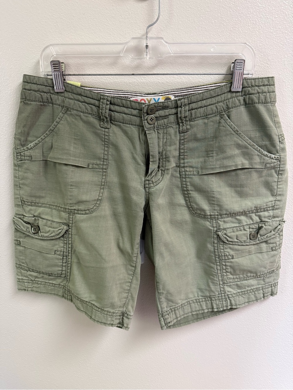 Roxy Olive Green Cargo Shorts
